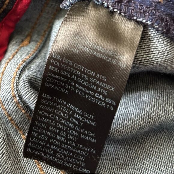 WHBM Jeans The Sculpt Skinny Flare Stretchy Hi Rise Womens Size 4 - Picture 10 of 10